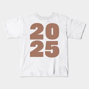 Color of the Year 2025 Mocha Mousse Kids T-Shirt